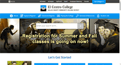 Desktop Screenshot of elcentrocollege.edu