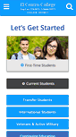 Mobile Screenshot of elcentrocollege.edu